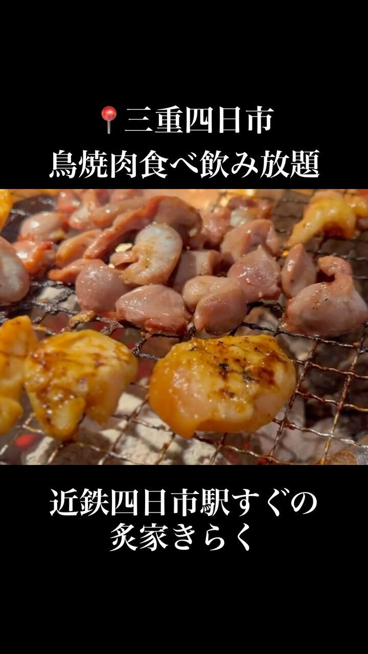 【鳥焼肉食べ放題メニュー】